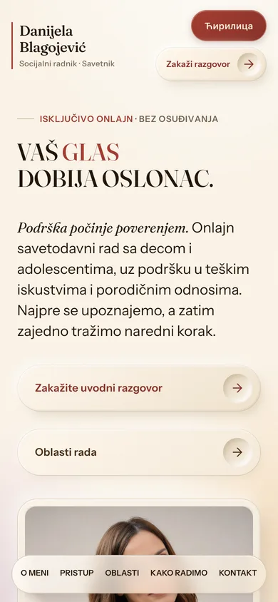 Isti sajt na telefonu.